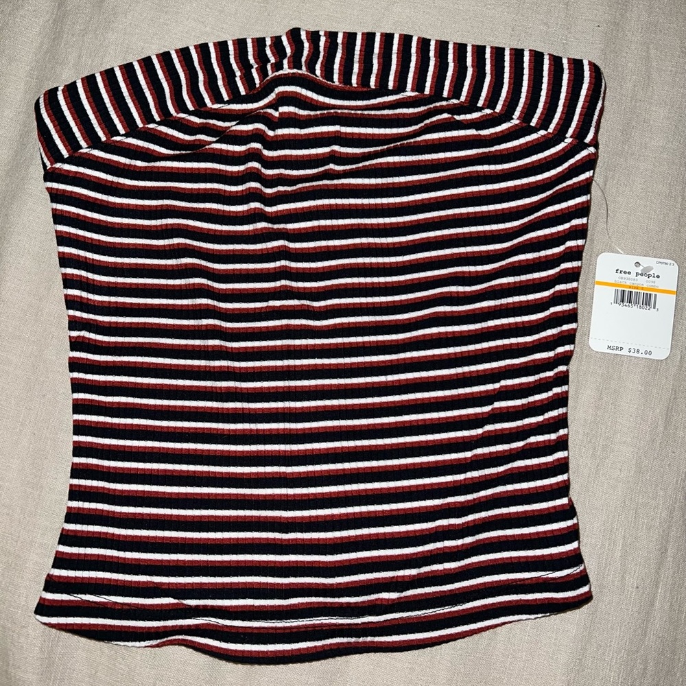 Free People Striped Tube Top